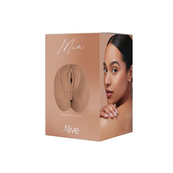 Мастурбатор Alive Mia Super Realistic Masturbator XL Caramel | Зображення 5