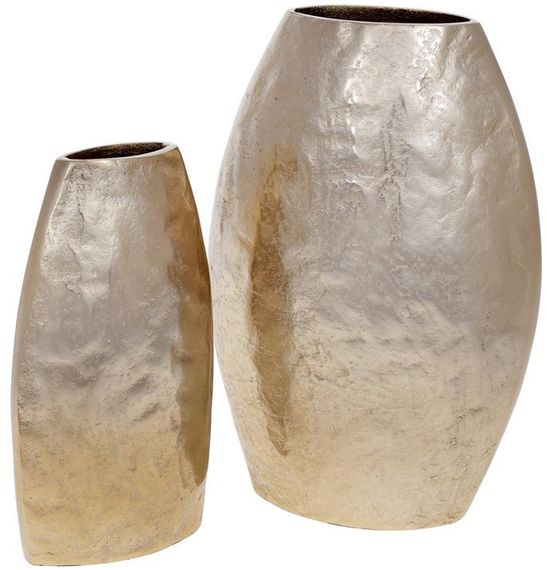 Ваза Grace of Stone gold 14x25см | Зображення 1