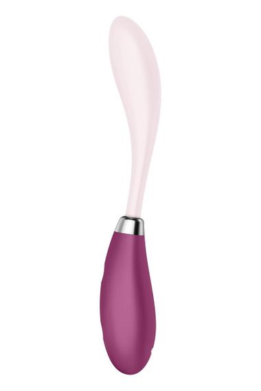 Вібратор Satisfyer G-Spot Flex 3 Red, гнучкий стовбур із фіксацією положення sexstyle | Зображення 1