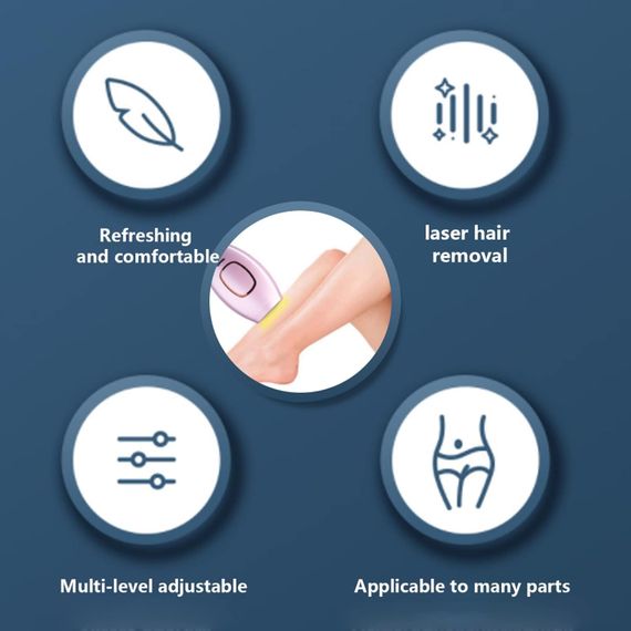 Портативный женский домашний фотоэпилятор для тела IPL Hair Removal Device для всех типов волос | Зображення 5