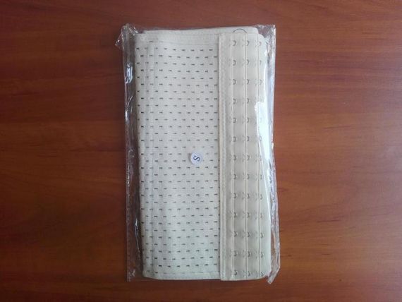 Корсет післяпологовий, жироспалюючий, стягуючий пояс чорний, 25 см висота | Зображення 2