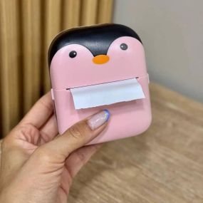 Термопринтер детский Пингвинчик TOY G M05 PENGUIN Черно-розовый