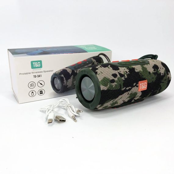 Колонка-динамик bluetooth TG341, Bluetooth колонка с функцией радио, Мощная колонка блютуз JF-43 | Зображення 6