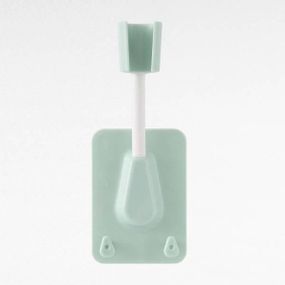 Тримач для душової лійки на присосці Зелений