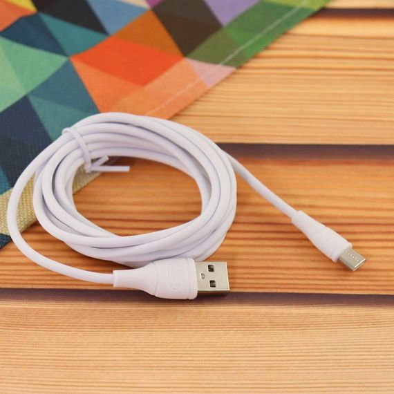 Кабель Aspor AC-03 Plus USB – Type-C 2.1A/2м- белый