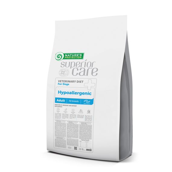 Корм Nature's Protection Superior Care Veterinary Diet Hypoallergenic Insect Adult All Breed Dogs сухий гіпоалергенний з білком комах для дорослих собак усіх порід 10 кг