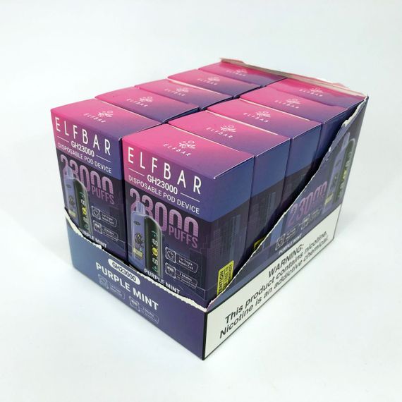 ELF BAR GH 23000 5%. Пурпурная Мята (Purple Mint) | Зображення 2