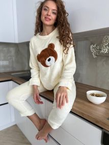 Женская пижама Белая 2XL (2502/1)