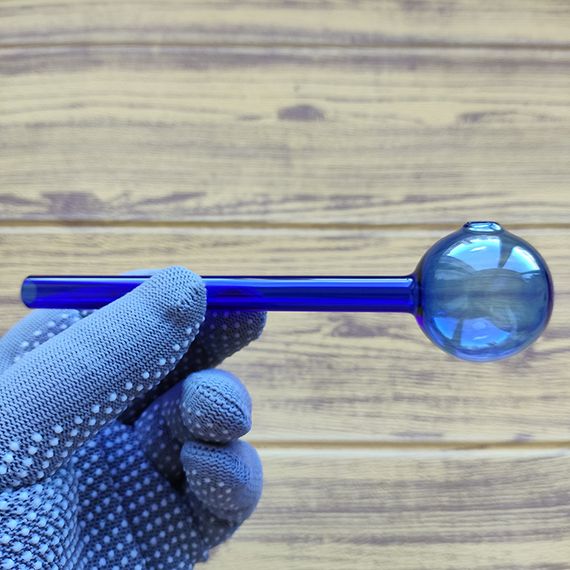 Стеклянная трубка Biglass Long Oil Blue | Зображення 1