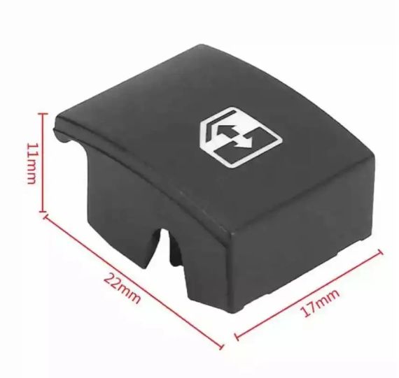 Opel Tigra B (04-09) накладка кнопки склопідіймача (склопідйомника) чорна, 13228881 Опель Тігра Б | Зображення 3