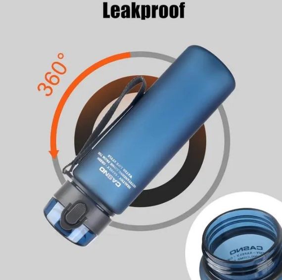 Пляшка для води Casno 650 мл KXN-1157 Блакитна (KXN-1157_Blue) | Зображення 1