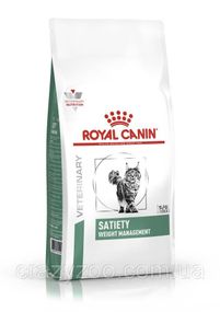 Сухий корм для дорослих котів, які страждають від надмірної ваги Royal Canin Satiety Weight Management Feline 1.5