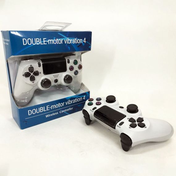Джойстик DOUBLESHOCK для PS 4, бездротовий ігровий геймпад PS4/PC акумуляторний джойстик. Колір білий FA-50 | Зображення 4