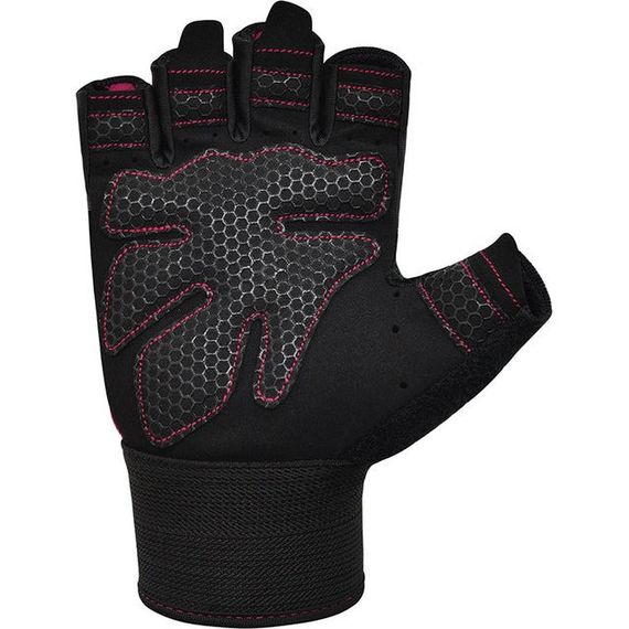 Перчатки для фитнеса RDX W1 Half Pink S | Зображення 2