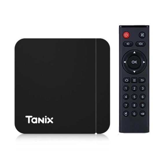 Смарт приставка Tanix, 4/32 ГБ, Черный / ТВ приставка / Смарт бокс для телевизора / Андроид тв / Смарт ТВ | Зображення 2