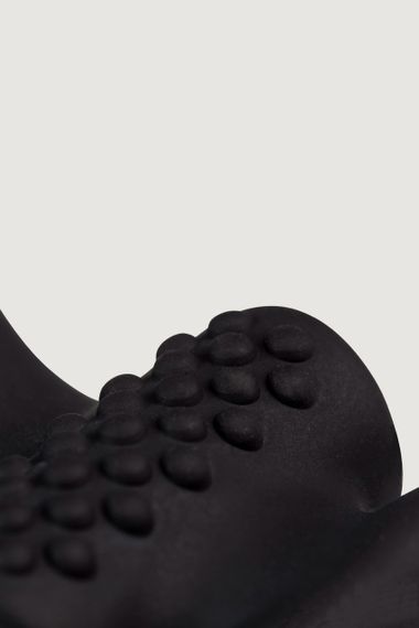 Ерекційне кільце Lingus Black з вібрацією sexstyle | Зображення 5