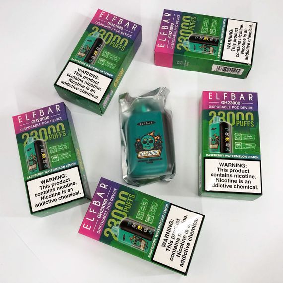 ELF BAR GH 23000 смак Малина Кавун Лимон (Raspberry Watermelon Lemon) | Зображення 4