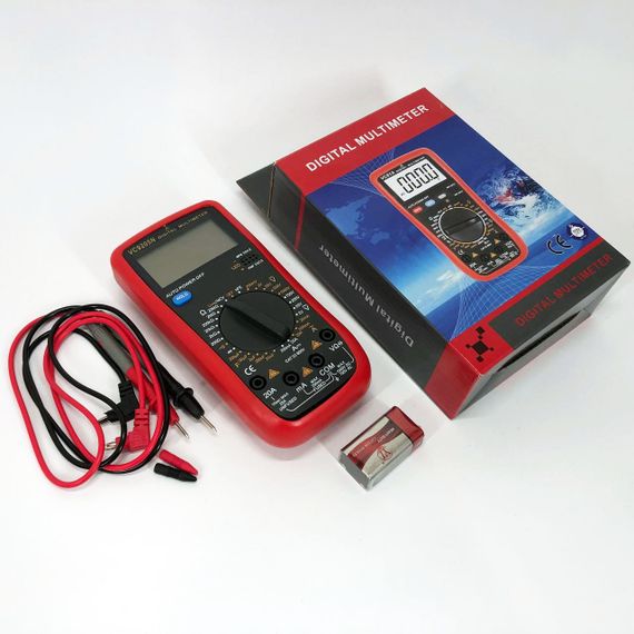 Универсальный мультиметр для электроники, Мультиметр с функцией защиты от перегрузки MF-35 | Зображення 7