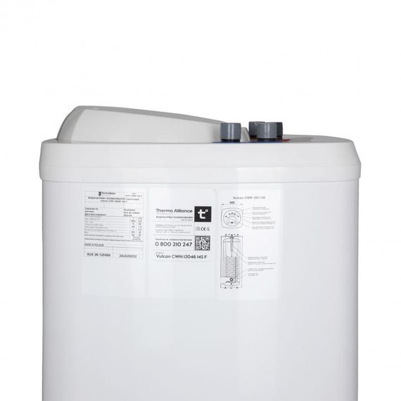 Водонагрівач комбінований Thermo Alliance Vulcan підлоговий 140 л. тобто 1,2 кв.м верхнє під'єднання, (CWH 14046 14S F) | Зображення 8
