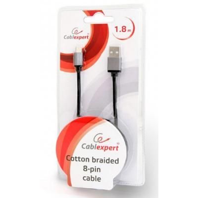 Дата кабель USB 2.0 AM to Lightning 1.8m Cablexpert (CCB-mUSB2B-AMLM-6) | Зображення 2