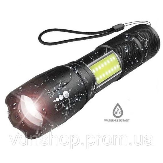 Мощный фонарь с возможностью зарядки Bailong, Очень яркий фонарь Сверхмощный лед IW-38 | Зображення 7