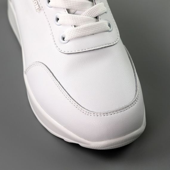 Кросівки жіночі шкіряні 591414 Білі 36 37 38 39 40 41 | Зображення 3