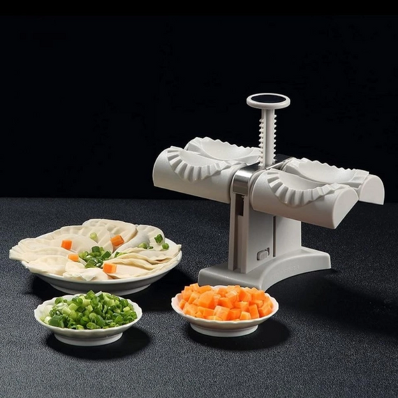 Портативна машинка для приготування пелеменів, Форма Dumpling MoldМашинка Dumpling Mold для пельменів, Прес для вареників   знижка