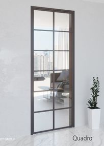 Двери межкомнатные AluDoors Quadro Покраска по RAL