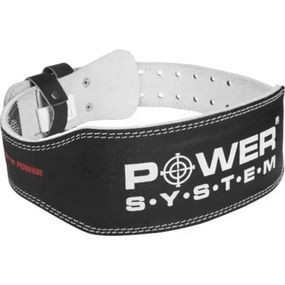 Атлетический пояс Power System PS-3250 Power Basic шкіряний Black M (PS-3250_M_Black)