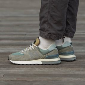 Кросівки демісезонні New Balans x Stone Island оливковий/зелений