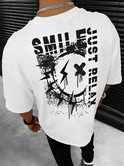 Футболка з ДТФ принтом (оверсайз)