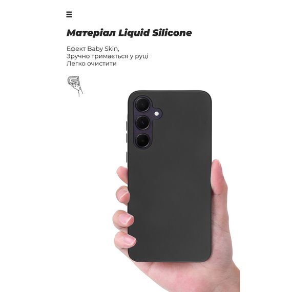 Чохол до мобільного телефона Armorstandart ICON Case Samsung A35 5G (A356) Black (ARM74319) | Зображення 6
