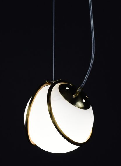 Люстра підвісна на 1 лампочку 27905 Латунь 20-90х15х15 см. | Зображення 4