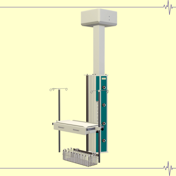 Реанимационный модуль вертикальный двойной подвесного типа | Зображення 1