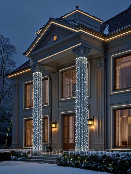 Гірлянда Різдвяна фея вулична 50 м 500 LED білий провід Білий CF500L50MWW | Зображення 1