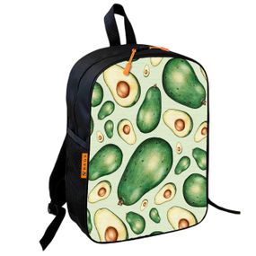 Рюкзак школьный детский 36х27см Авокадо для девочки,мальчика (00865)