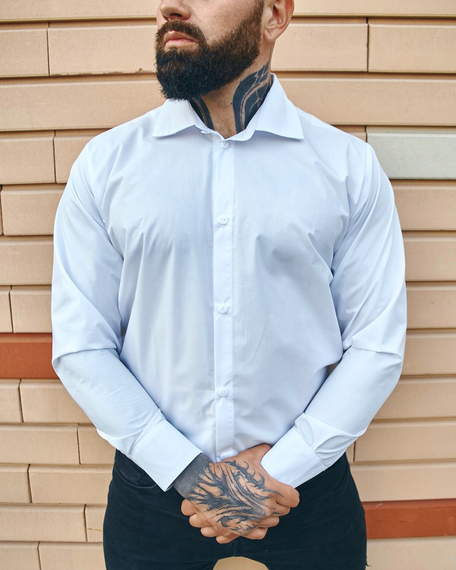 Сорочка класична білий S M | Зображення 1