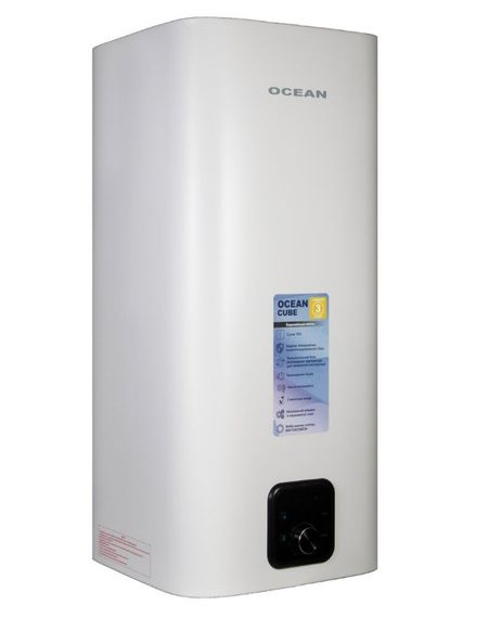 Водонагрівач Ocean CUBE 80 Л, 2,0 кВт, "сухий" ТЕН, вертикальний, прямокутний, білий (RZF80D-4 ET+DT) | Зображення 9