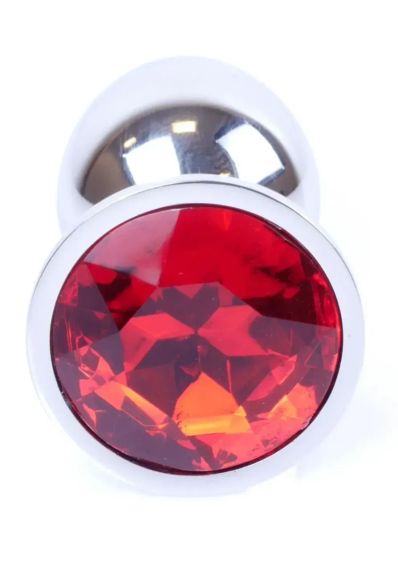 Анальна пробка Jewellery Silver PLUGRed sexstyle | Зображення 2