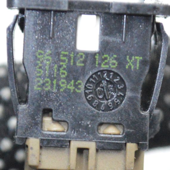 Кнопка парктроніка Peugeot 607 рестайлінг вмикач датчиків парковки Пежо 607 рестайл 96512126XT | Зображення 2