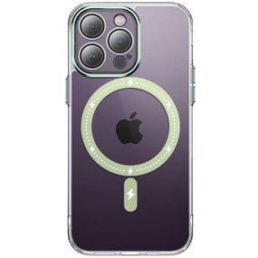 Чохол TPU+PC Colorful with MagSafe для Apple iPhone 13 Pro (6.1") Green