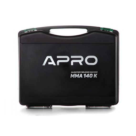 Зварювальний апарат інверторний APRO MMA-140К 20-140А,ел.4мм,2,5+1,5м кейс 894502 | Зображення 7