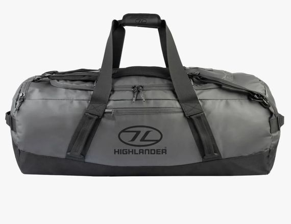 Сумка дорожня водозахисна Highlander Hauler Duffel 120L Dark Grey (DB135-DGY)