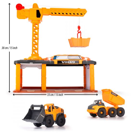 Игровой набор Строительная станция Вольво 22 x 34 x 38,5 см