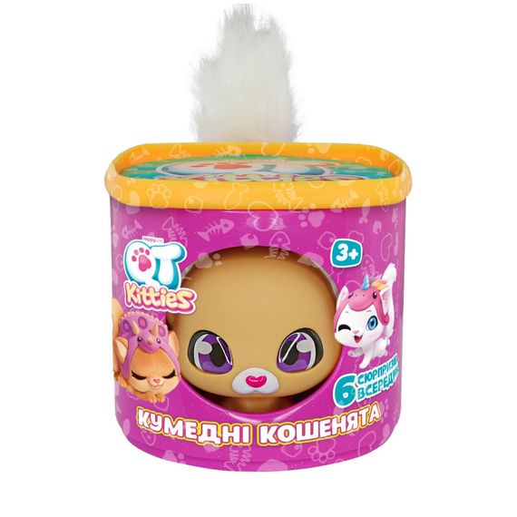 Дитячий ігровий набір "Кошеня Діна" QT Kitties 450001-3 фігурка, будиночок, аксесуари | Зображення 1