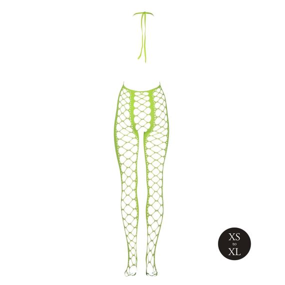 Бодістокінг - Ouch! Bodystocking With Halterneck Green, XS/XL Sex Aura | Зображення 6