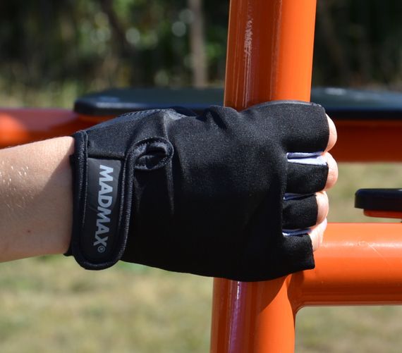 Рукавички для фітнесу MadMax MFG-251 Rainbow Grey M | Зображення 8