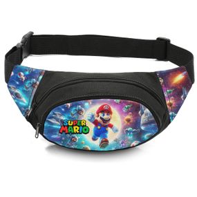 Сумка-бананка дитяча з принтом Super Mario поясна сумка для хлопчика (4555)
