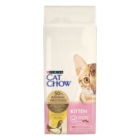 Сухой корм для котят с курицей Cat Chow Kitten 15 кг