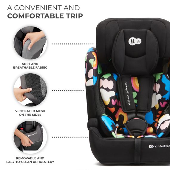 Автокресло Kinderkraft Comfort Up i-Size Happy Shapes (KCCOUP02HAP0000) | Зображення 8